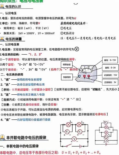 初中物理电路故障判断口诀详解