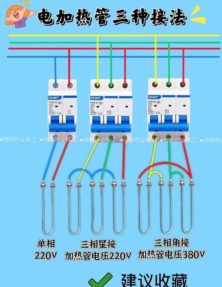 电热管接线指南：220V/380V接线方法详解