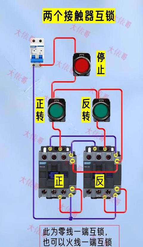 交流接触器NO与NC触点详解及接线使用指南
