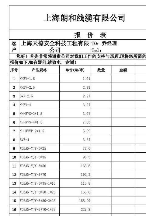 国标电缆价格解析及与非国标电缆的区别
